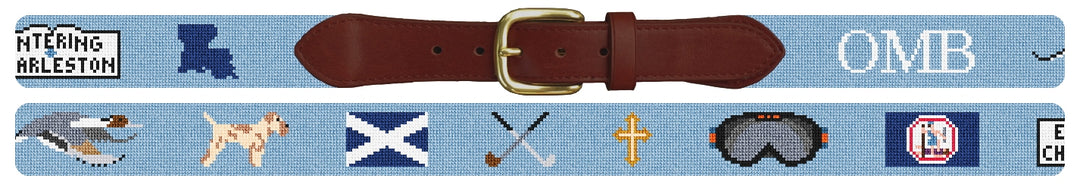 Custom Needlepoint Belt
