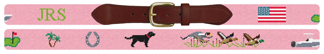Custom Needlepoint Belt