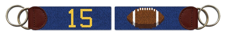 Custom Needlepoint Key Fob
