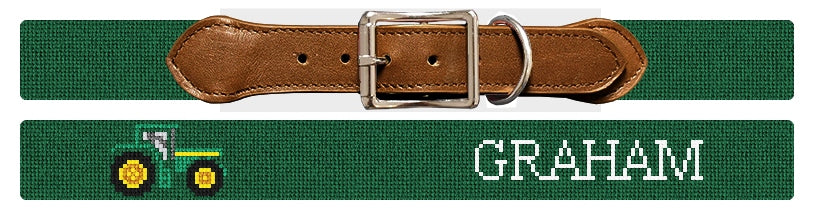 Custom Needlepoint Dog Collar