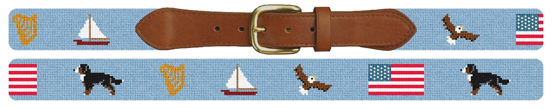 Custom Needlepoint Belt