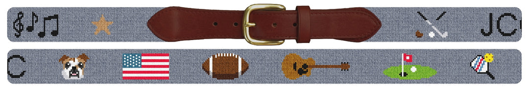 Custom Needlepoint Belt