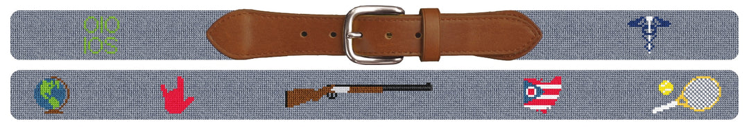 Custom Needlepoint Belt