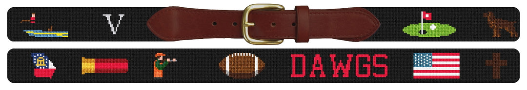 Custom Needlepoint Belt