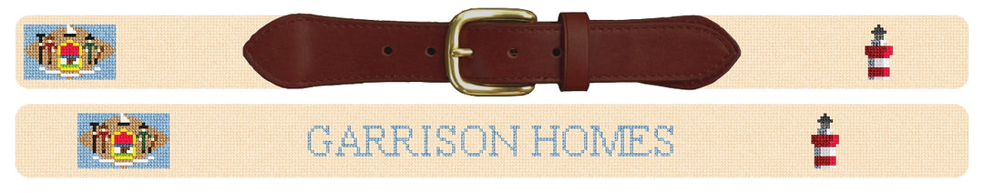 Custom Needlepoint Belt