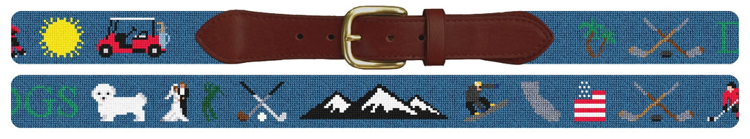 Custom Needlepoint Belt