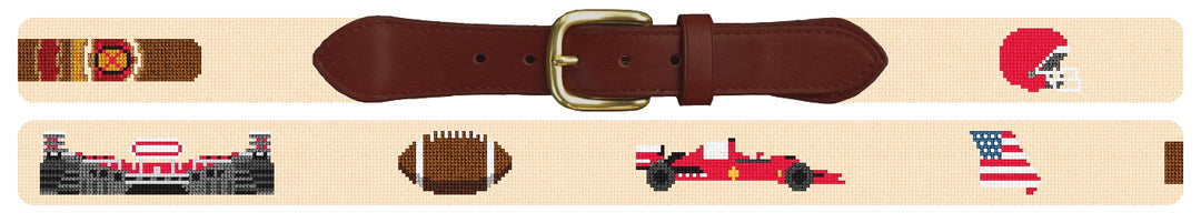 Custom Needlepoint Belt