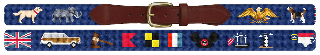 Custom Needlepoint Belt