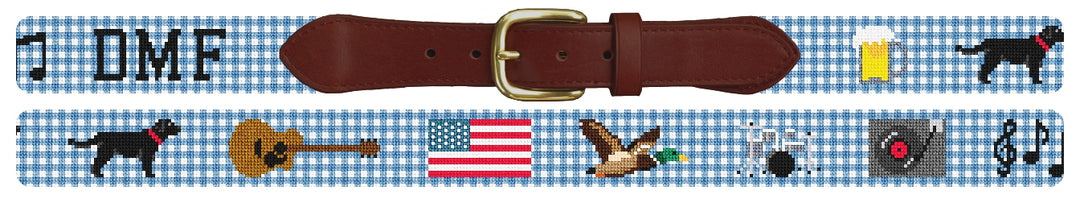 Custom Needlepoint Belt
