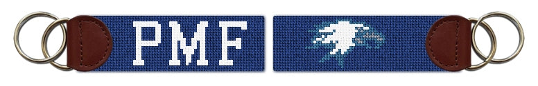 Custom Needlepoint Key Fob