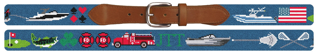 Custom Needlepoint Belt
