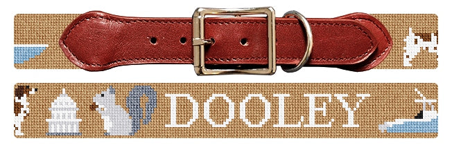 Custom Needlepoint Dog Collar