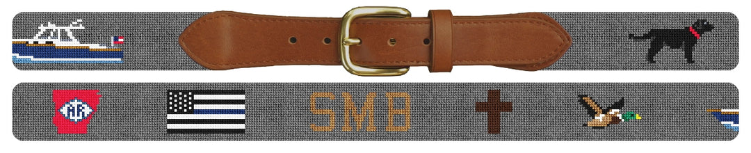 Custom Needlepoint Belt