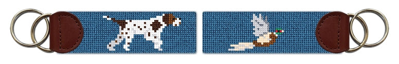 Custom Needlepoint Key Fob