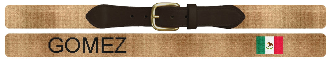 Custom Needlepoint Belt