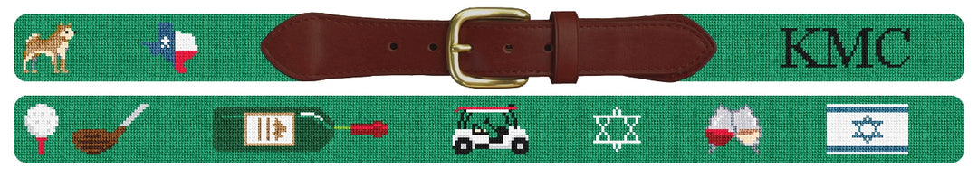 Custom Needlepoint Belt