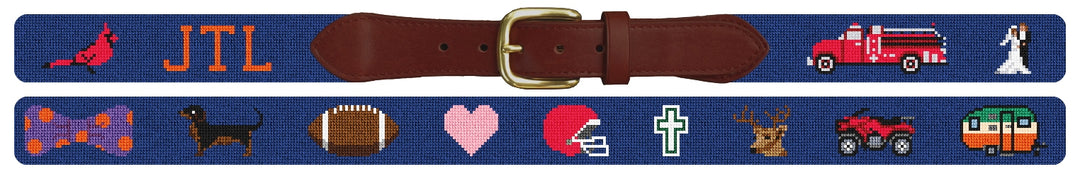 Custom Needlepoint Belt