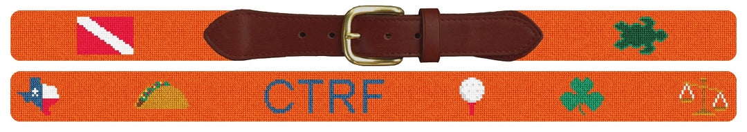 Custom Needlepoint Belt