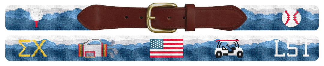 Custom Needlepoint Belt
