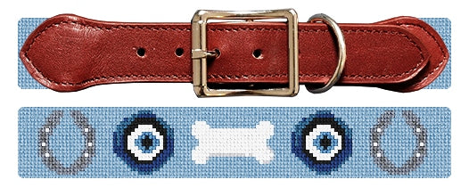 Custom Needlepoint Dog Collar