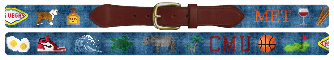 Custom Needlepoint Belt