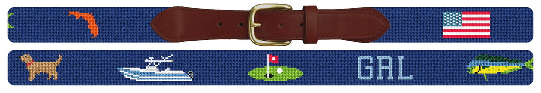 Custom Needlepoint Belt