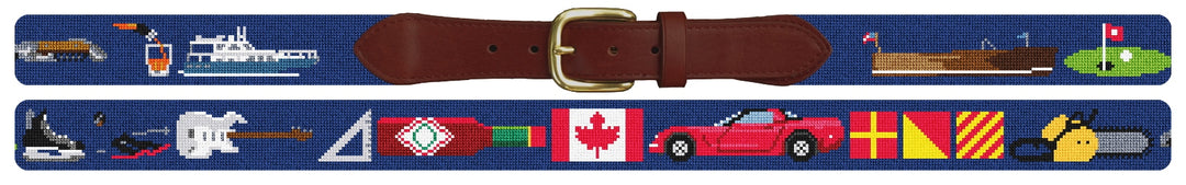 Custom Needlepoint Belt