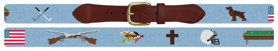 Custom Needlepoint Belt
