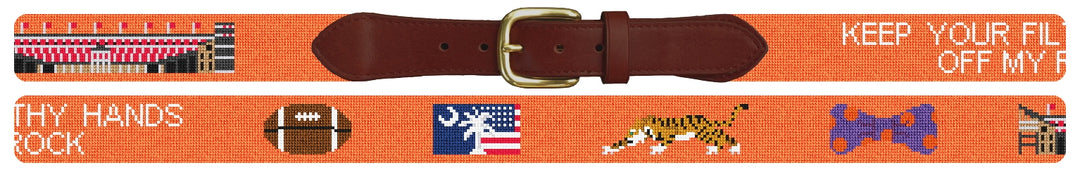 Custom Needlepoint Belt