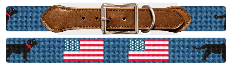 Custom Needlepoint Dog Collar