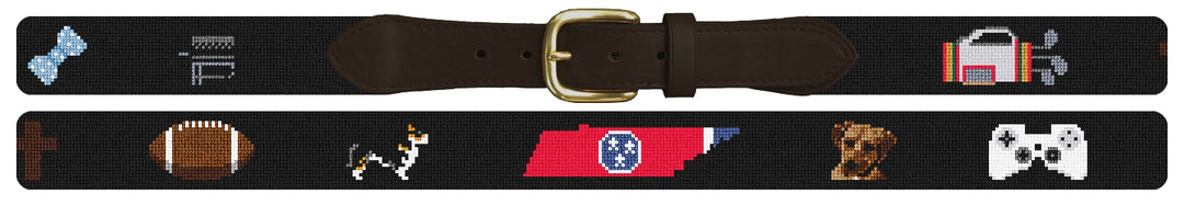 Custom Needlepoint Belt