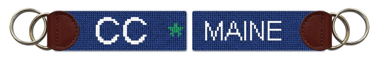 Custom Needlepoint Key Fob