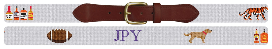 Custom Needlepoint Belt