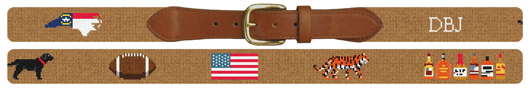 Custom Needlepoint Belt