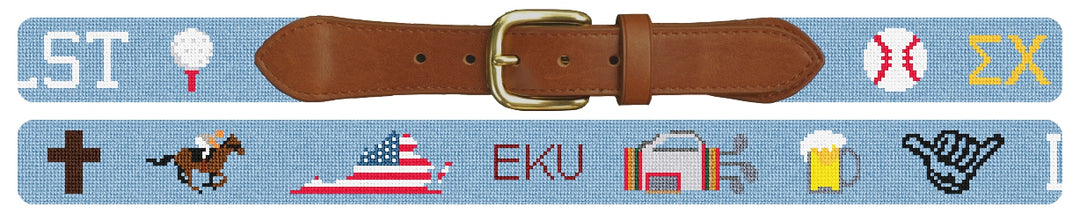 Custom Needlepoint Belt