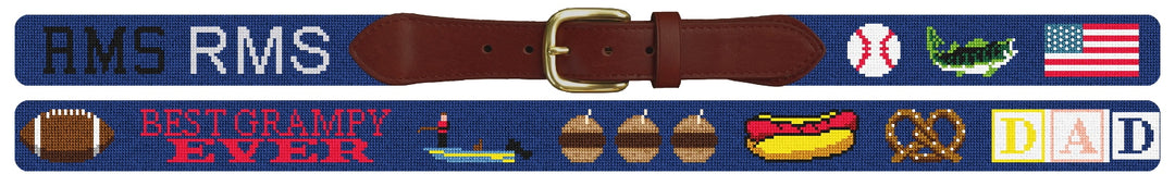 Custom Needlepoint Belt