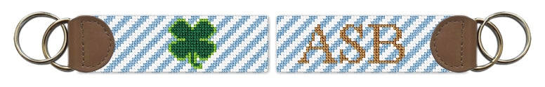 Custom Needlepoint Key Fob