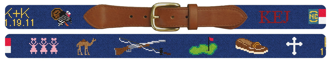 Custom Needlepoint Belt