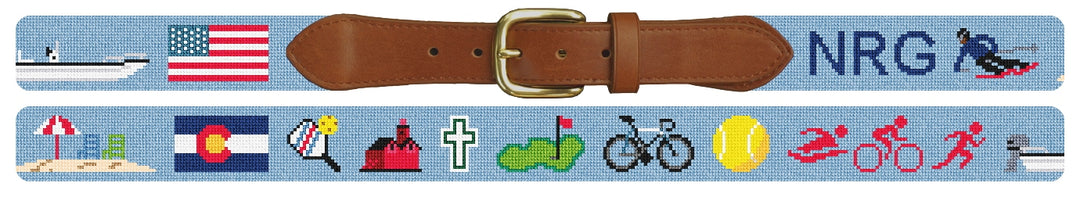 Custom Needlepoint Belt