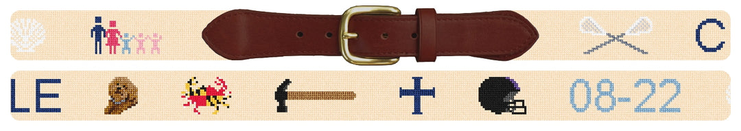 Custom Needlepoint Belt