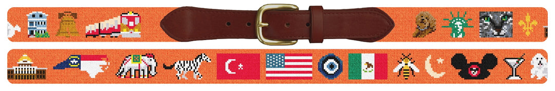 Custom Needlepoint Belt