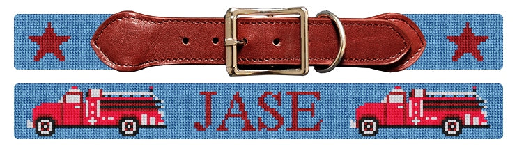 Custom Needlepoint Dog Collar