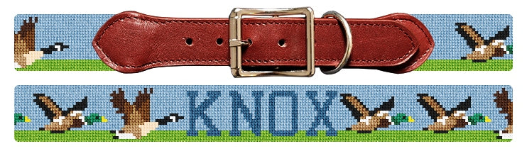 Custom Needlepoint Dog Collar