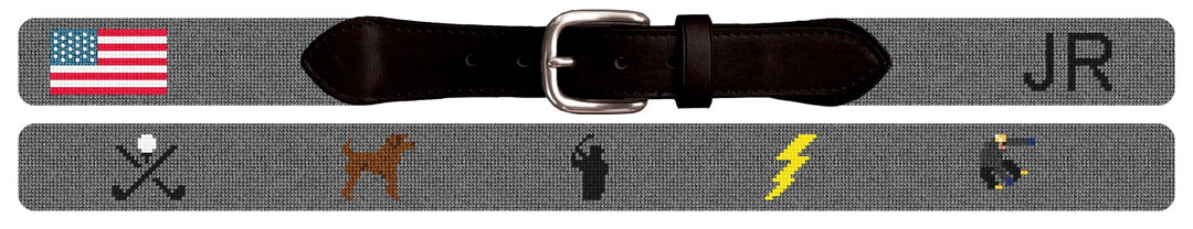 Custom Needlepoint Belt