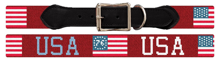 Custom Needlepoint Dog Collar