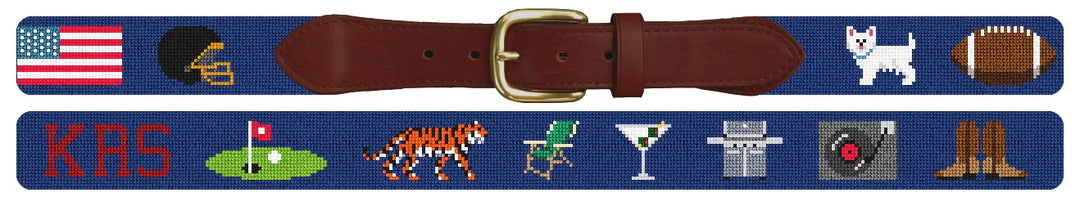 Custom Needlepoint Belt