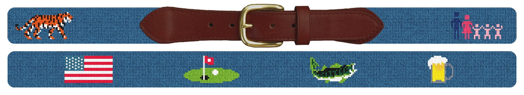 Custom Needlepoint Belt