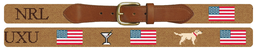 Custom Needlepoint Belt