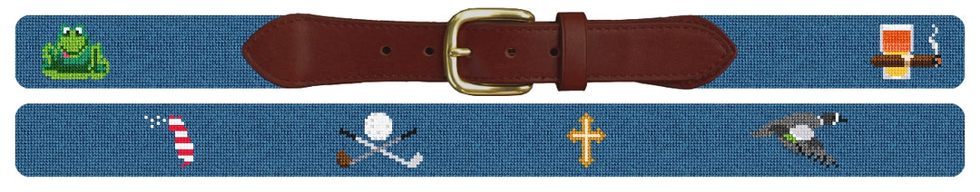 Custom Needlepoint Belt