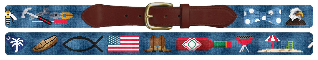 Custom Needlepoint Belt